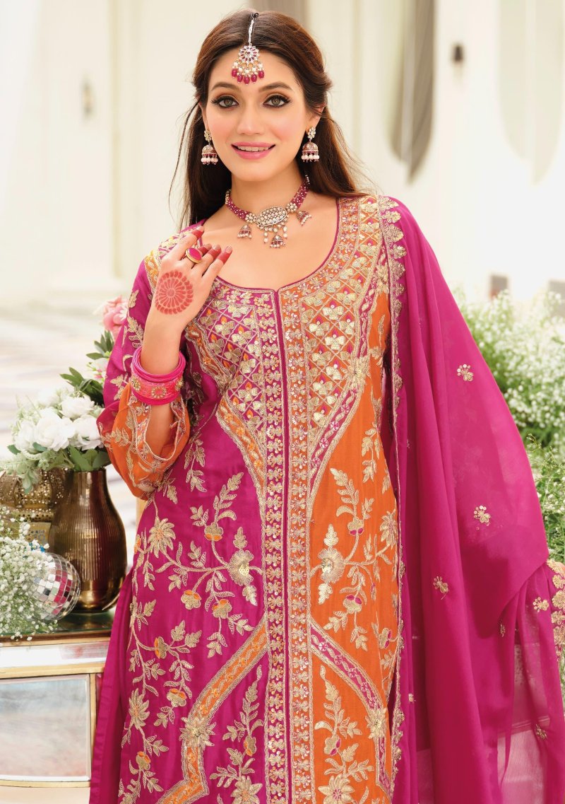 Vihara By Eba Chinon With Emboidery Readymade Suits